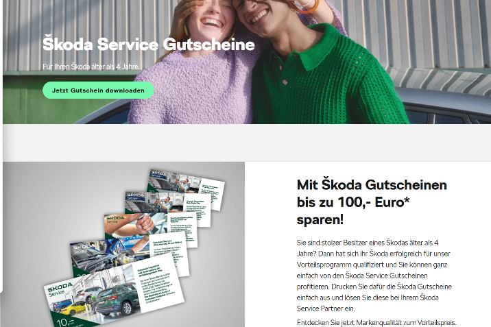 Skoda Gutscheine